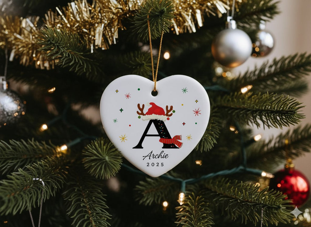 Sunset Beach Engagement Ornament 2025 – Personalized - 3