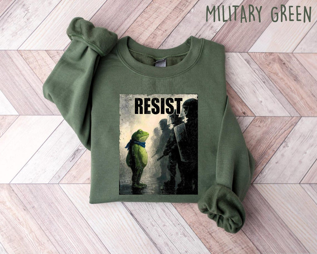 Portland Frog Resist Protest Sweatshirt