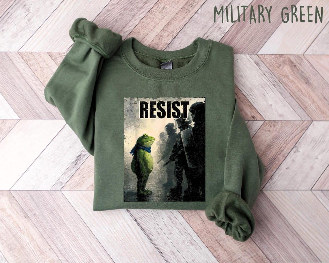 Portland Frog Resist Protest Sweatshirt