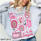 Pink Tis the Season� Christmas Sweatshirt - 1
