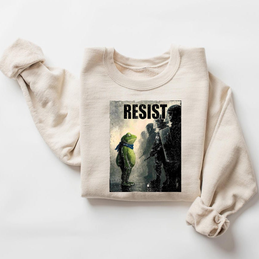 Portland Frog Resist Protest Sweatshirt