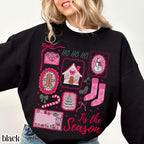 Pink Tis the Season� Christmas Sweatshirt - 4