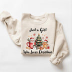 Just a Girl Who Loves Christmas Sweatshirt - 2