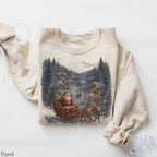 Retro Santa Vintage 90s Christmas Sweatshirt - 2