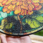 Personalized Birth Month Flower Stained Glass Suncatcher - 4