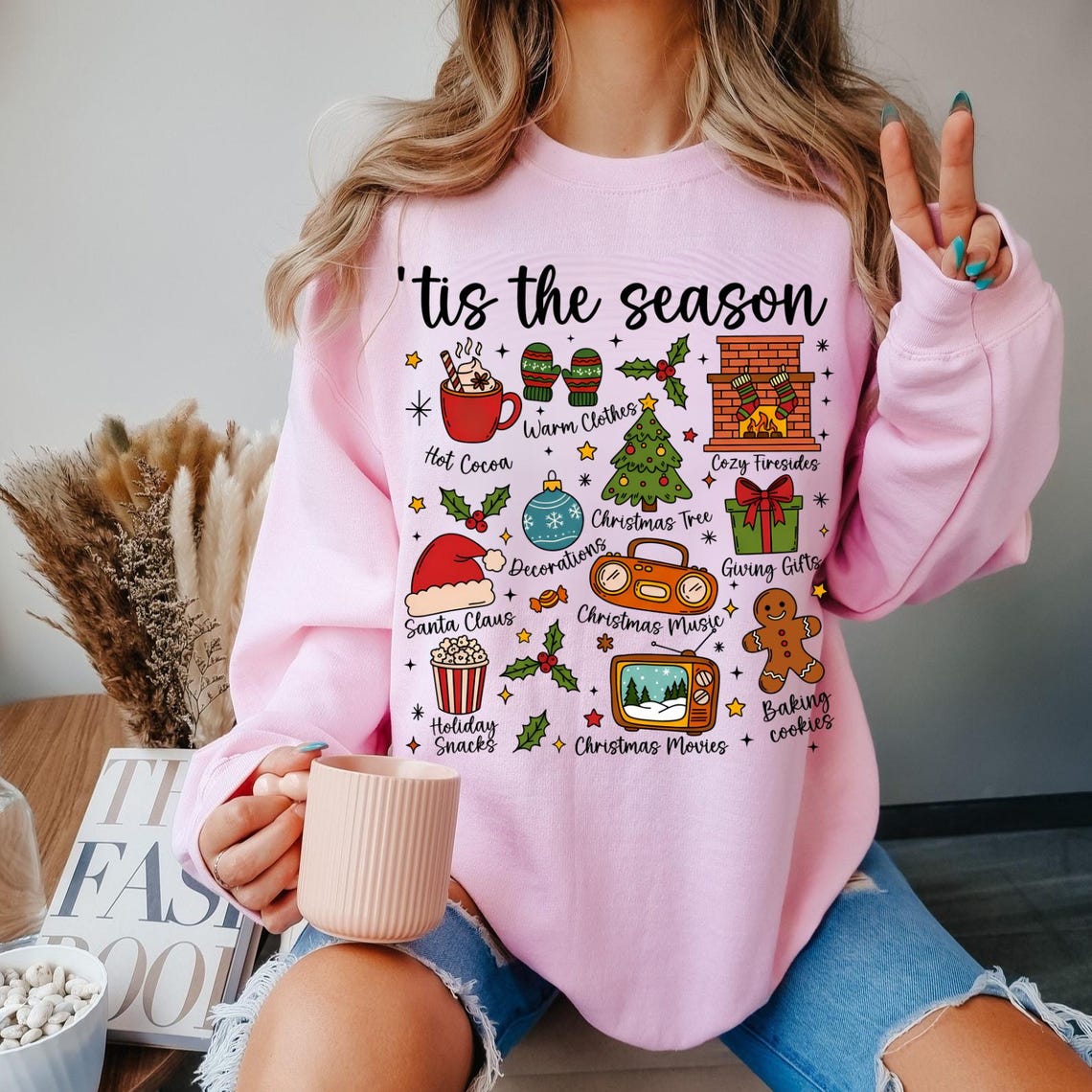 ™Tis the Season Retro Christmas Sweatshirt - 4