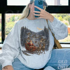 Retro Santa Vintage 90s Christmas Sweatshirt - 3