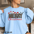 Leopard Print Merry Christmas Sweatshirt - 3