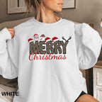 Leopard Print Merry Christmas Sweatshirt - 1