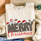 Leopard Print Merry Christmas Sweatshirt - 2