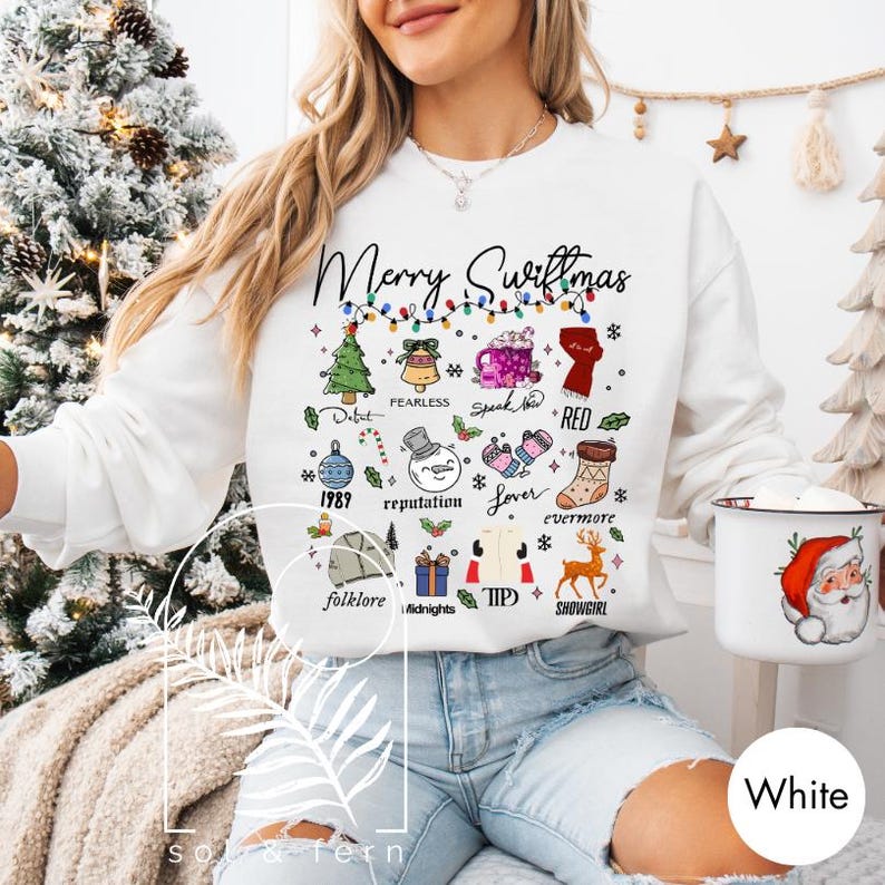 Merry Melodies Era Christmas Sweatshirt - 1