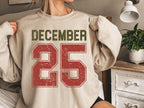 Vintage December 25 Christmas Sweatshirt - 3