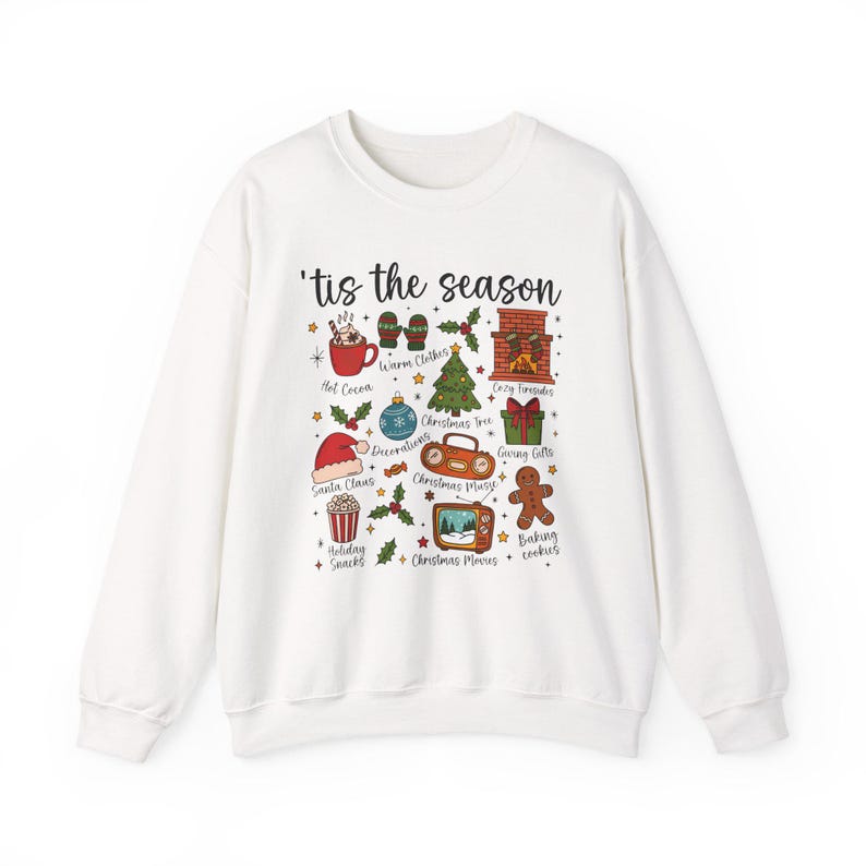 ™Tis the Season Retro Christmas Sweatshirt - 1