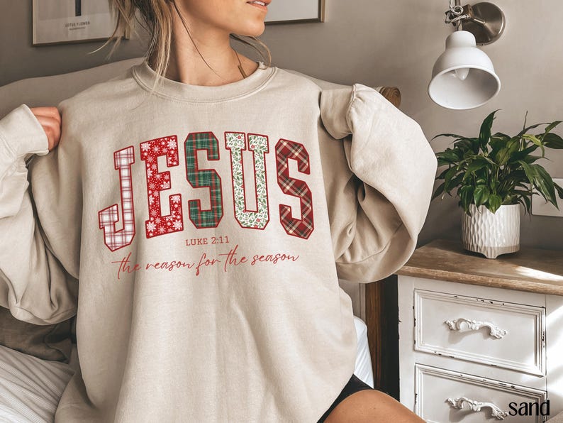 Jesus Loves You “ Reason for the Season Sweatshirt - 4