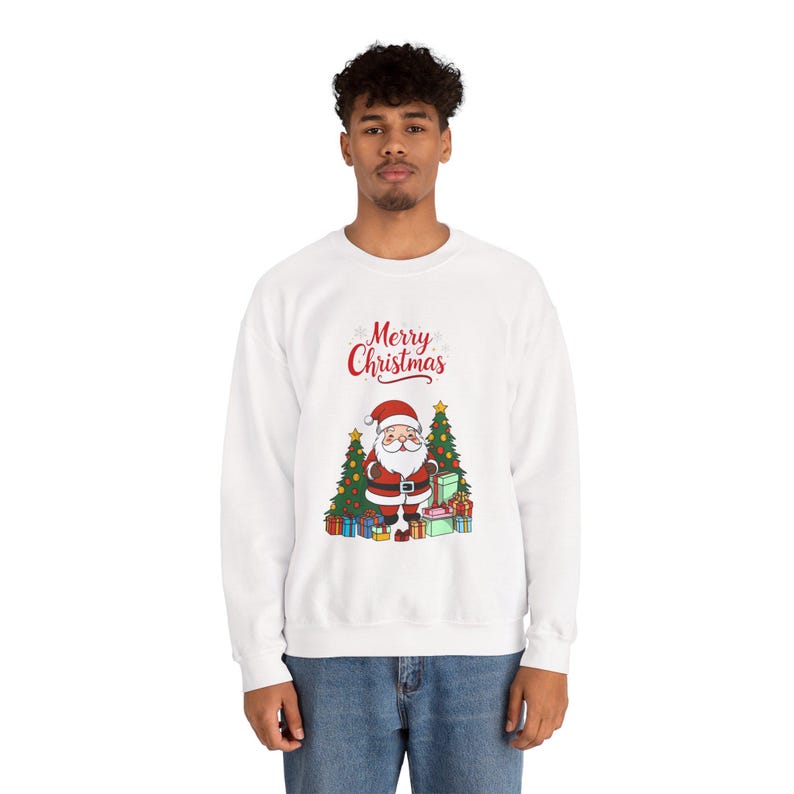 Merry Christmas Unisex Cozy Sweatshirt - 4