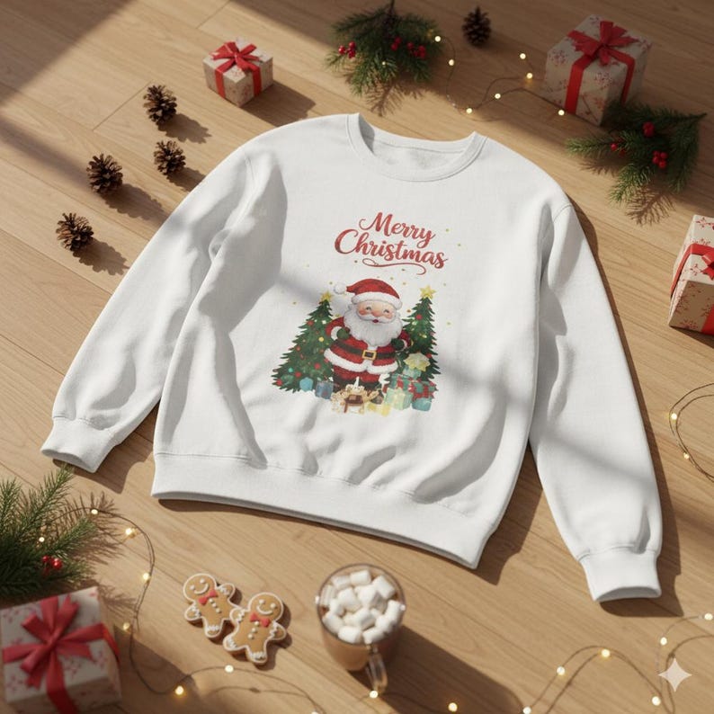 Merry Christmas Unisex Cozy Sweatshirt - 1