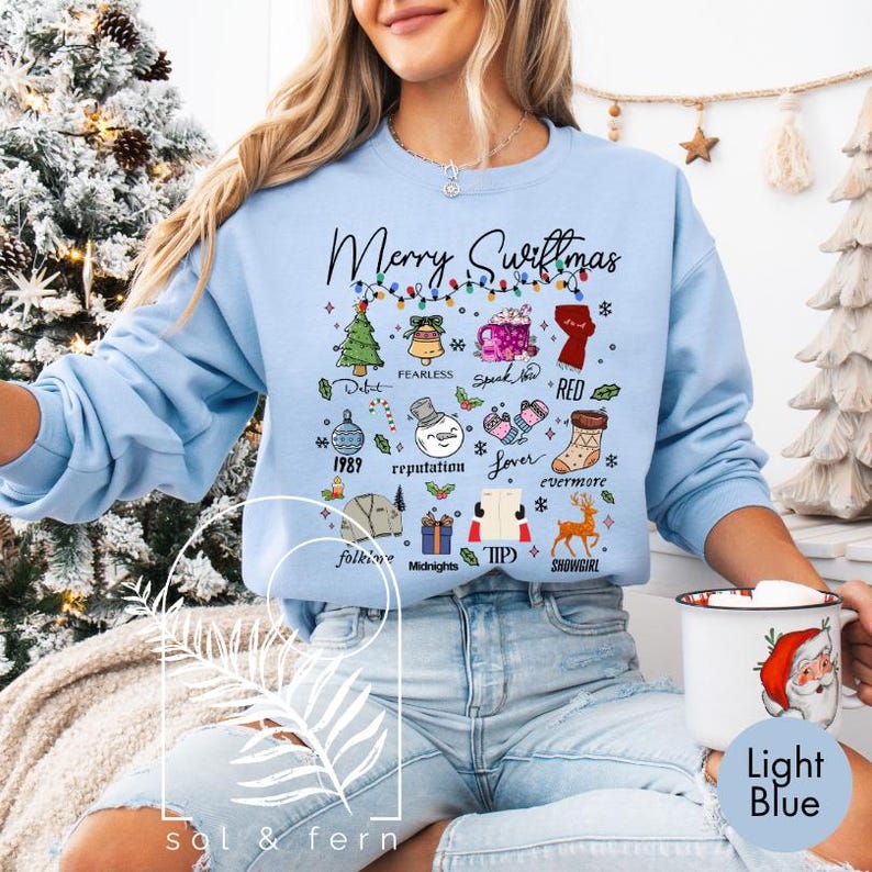 Merry Melodies Era Christmas Sweatshirt - 4