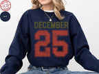 Vintage December 25 Christmas Sweatshirt - 4