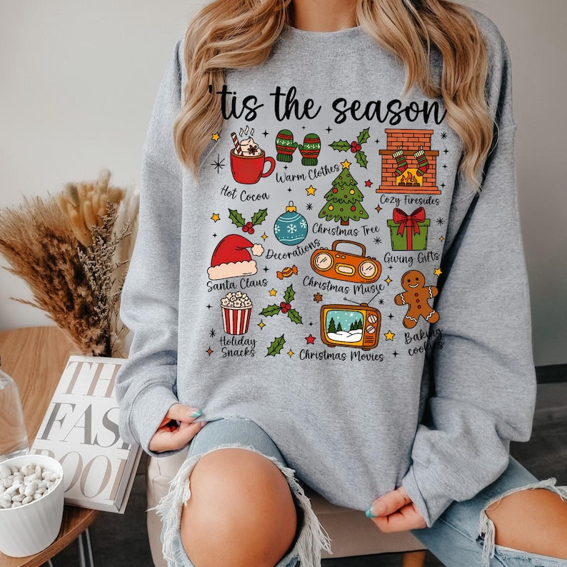 ™Tis the Season Retro Christmas Sweatshirt - 3
