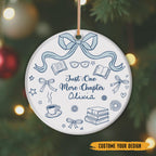 Book Lover Ornament 2025 – Just One More Chapter - 1