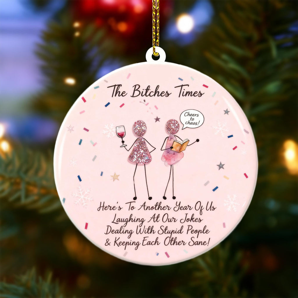 Funny Best Friend Ornament – Personalized - 1