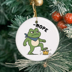 Nope Frog Ceramic Ornament 2025 - 1